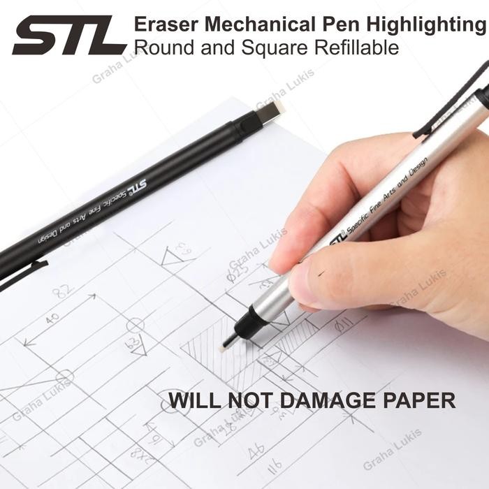 

STL Eraser Pen Fine Circle & Rectangle