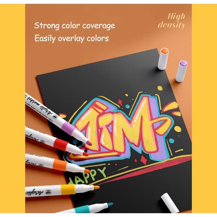 

Pen Akrilik Marker Cepat Kering Air Spidol Marker Acrylic Painter Menggambar Kreativitas Seni