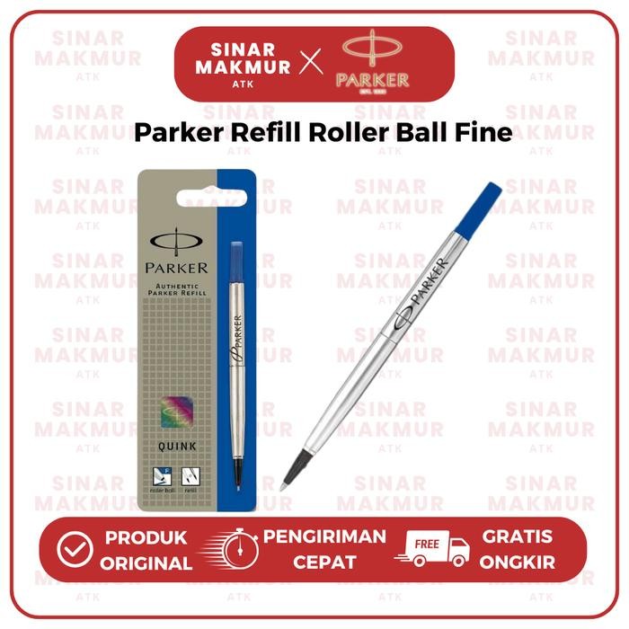 

Refill Roller Ball/Sign Pen Hitam/Biru F/Fine Blister Parker (Pcs)