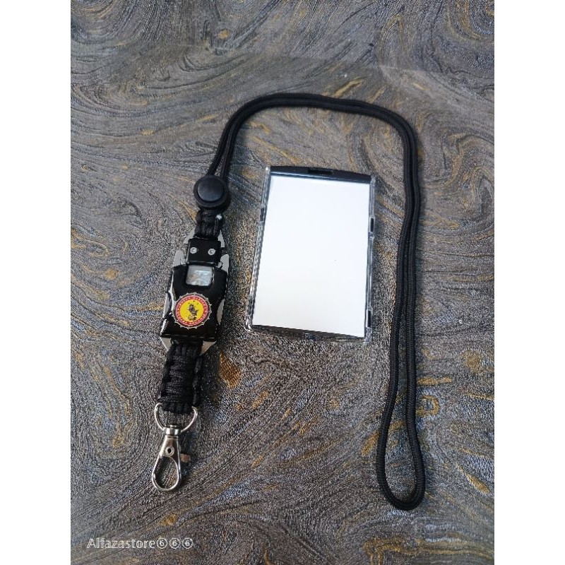 

Tactical lanyard id card holder logo cakra intel baintelkan intelkam