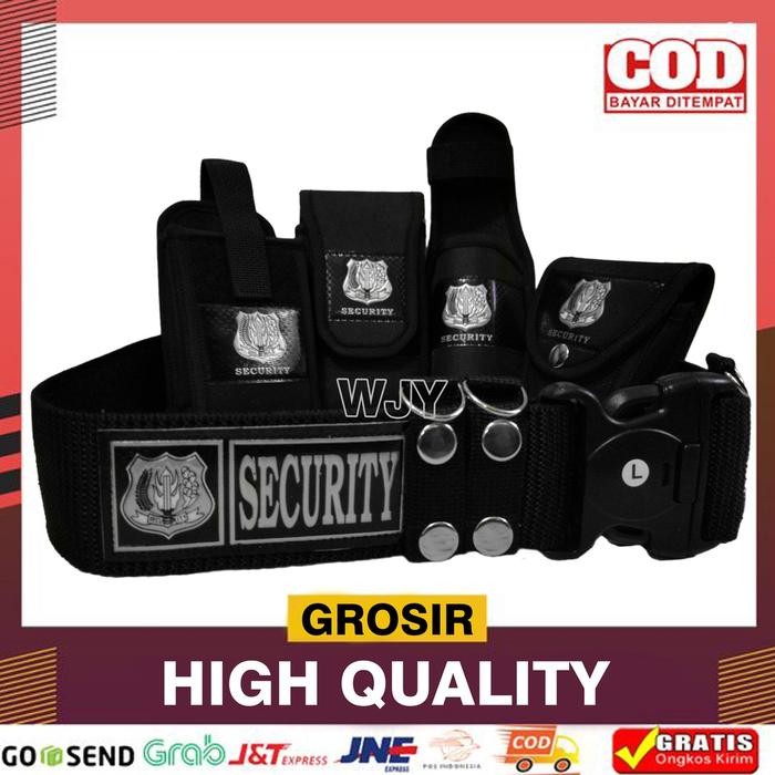Kopel Security Lengkap 1 Set Perlengkapan Atribut Security Sabuk Laki-Laki Perempuan #Gratisongkir