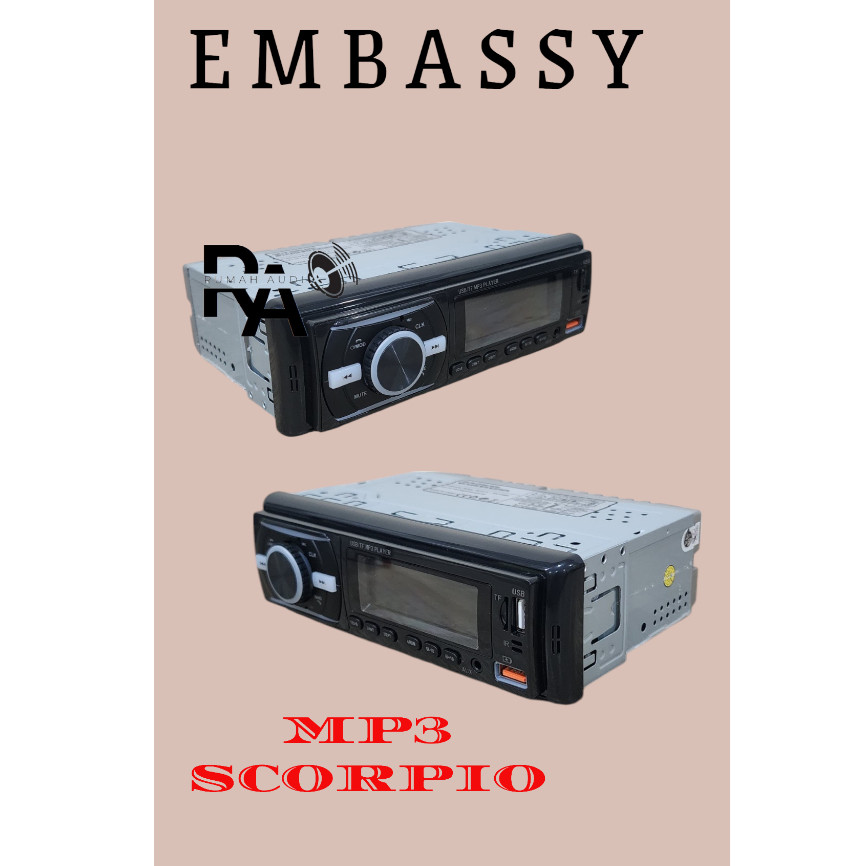 Single din tape mobil MP3 bluetooth tipe scoio new