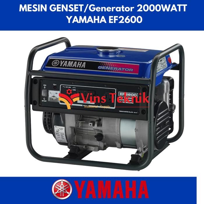 ___ MESIN GENSET GENERATOR BENSIN EF2600 2200 WATT YAMAHA EF 2600