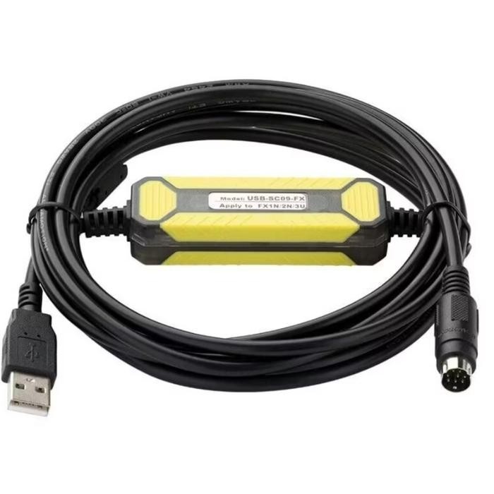 CABLE FOR MITSUBISHI PLC, USB-SC09-FX USB SC09-FX USB SC09 FX PLC. KABEL PROGRAMING PLC MITSUBISHI