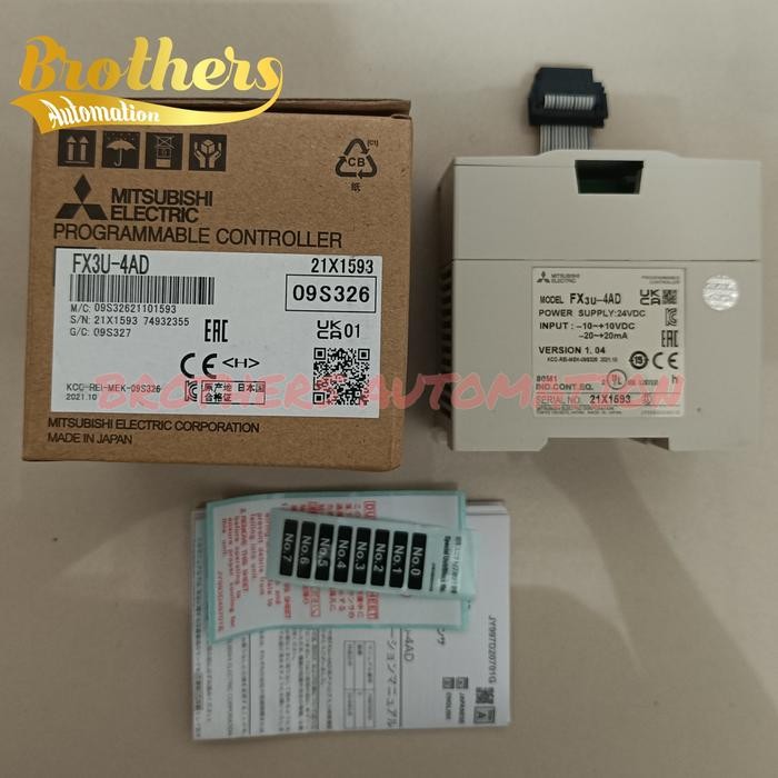 PLC FX3U-4AD MITSUBISHI