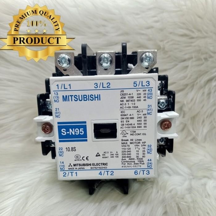 MAGNETIC CONTACTOR MITSUBISHI SN95(150A)380V/KONTAKTOR MITSUBISHI SN-95(150A)380VAC