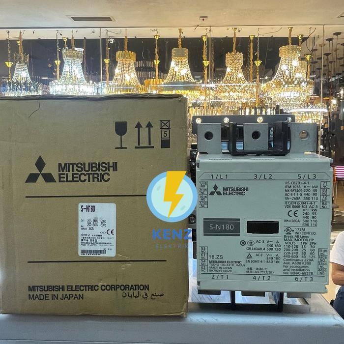 KONTAKTOR / CONTACTOR MITSUBISHI SN180 SN 180 220V