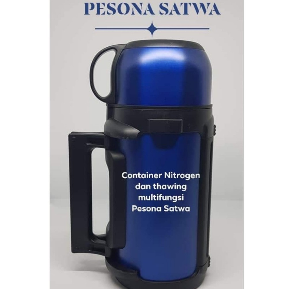 RB22 Thermos Container Nitrogen 1.2 liter Portabel - Thawing Multipurpose-