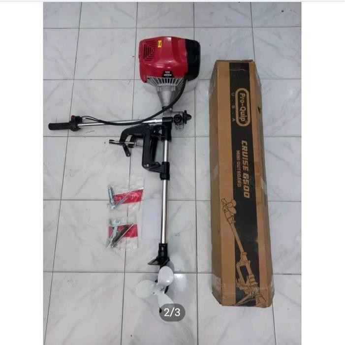 MESIN TEMPEL KAPAL PERAHU PRO-QUIP OUTBOARD CRUISE 6500//MESIN PERAHU KAPAL 2TAK PRO-QUIP
