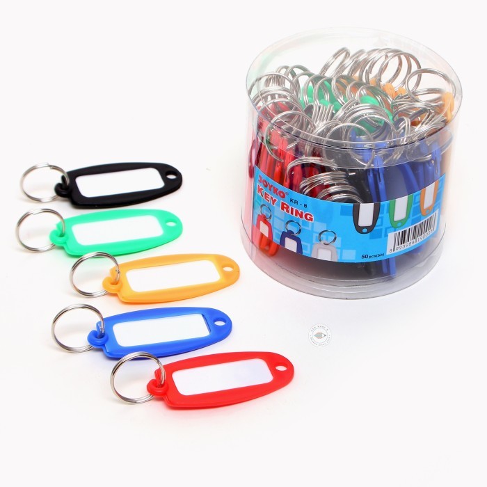 

KEY RING JOYKO KR 8 ISI 50 / GANTUNGAN KUNCI / NAME TAG KUNCI