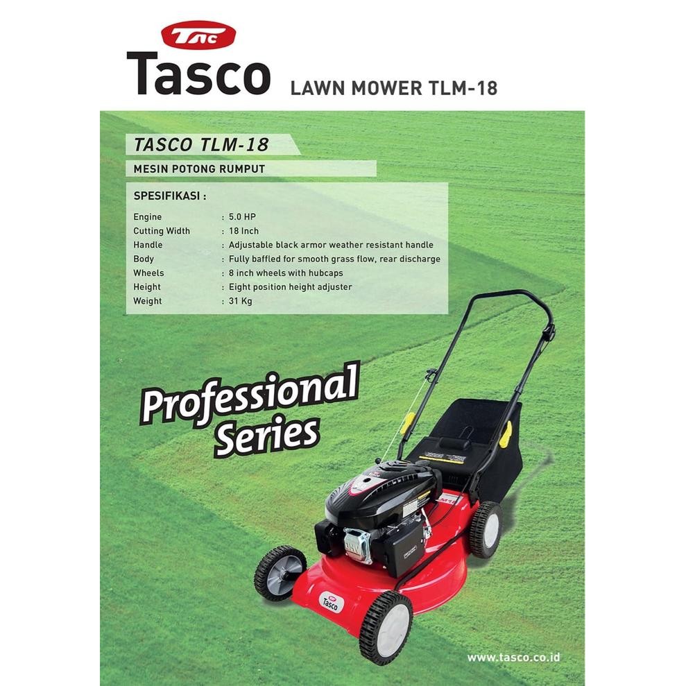 Terlaris Mesin Potong Rumput Tasco Tlm 18 Lawn Mower Tasco Tlm18