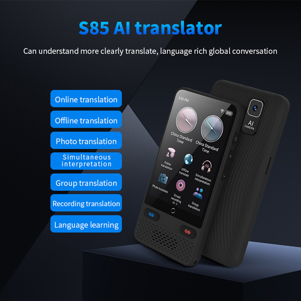 Portable Translator Device Instant Offline Language Translator Device with Online Offline Translatio