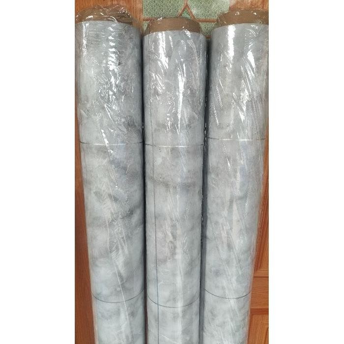 PERLAK LANTAI VINYL MOTIF PUTIH/ KARPET ROLL 15M