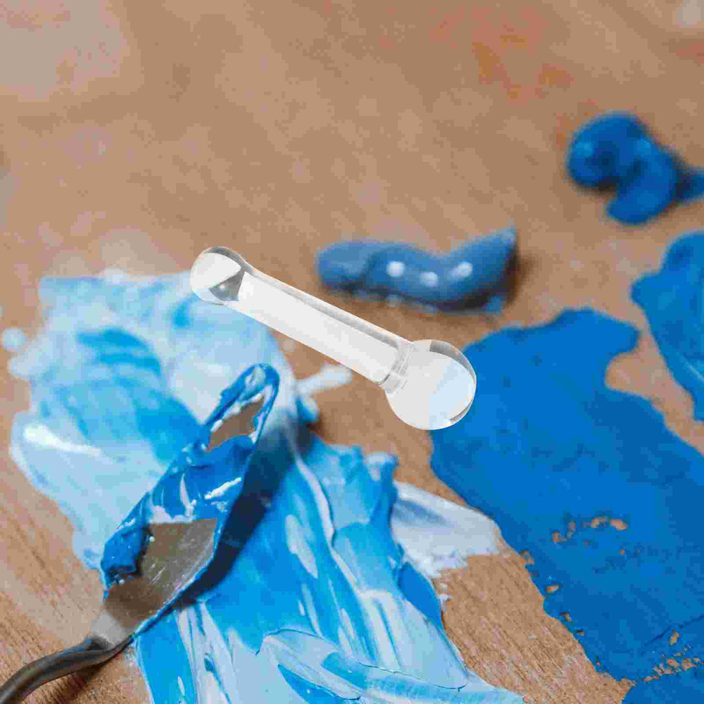 Glass Muller Mineral Pigment Grinding Pestle Oil Painting Watercolor Manual Pestle Rod Art Painting 