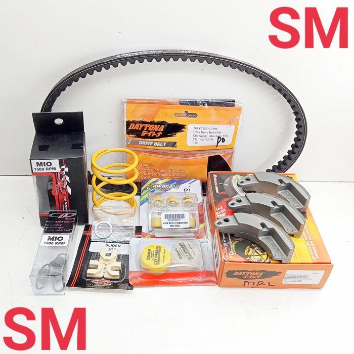 Paket Cvt Upgrade Kirian Daytona Mio Sporty, Mio Soul, Fino, Nouvo.