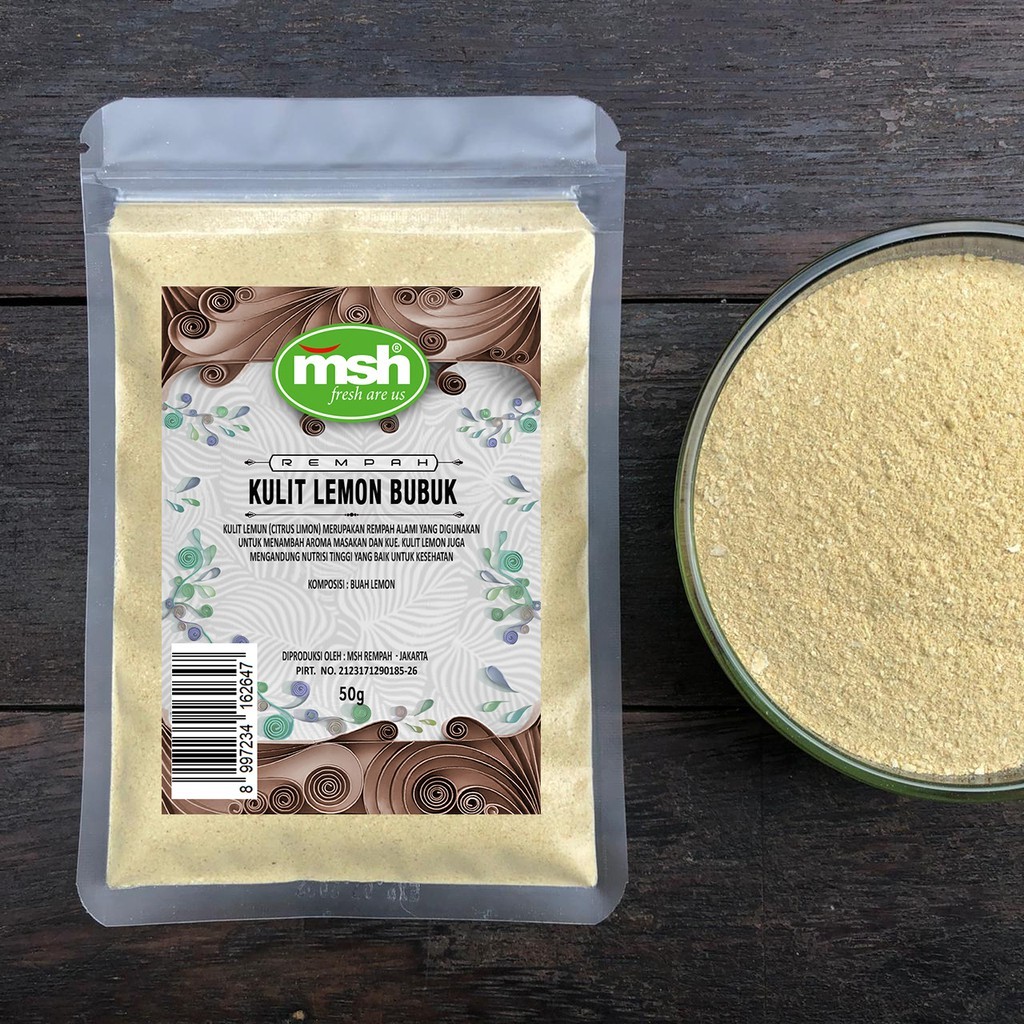 

MSH Kulit Lemon Bubuk 50 g
