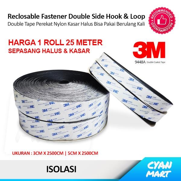 

Toso - Fr Reclosable Fastener Nylon Strap Hook & Loop Double Tape Magic 3M