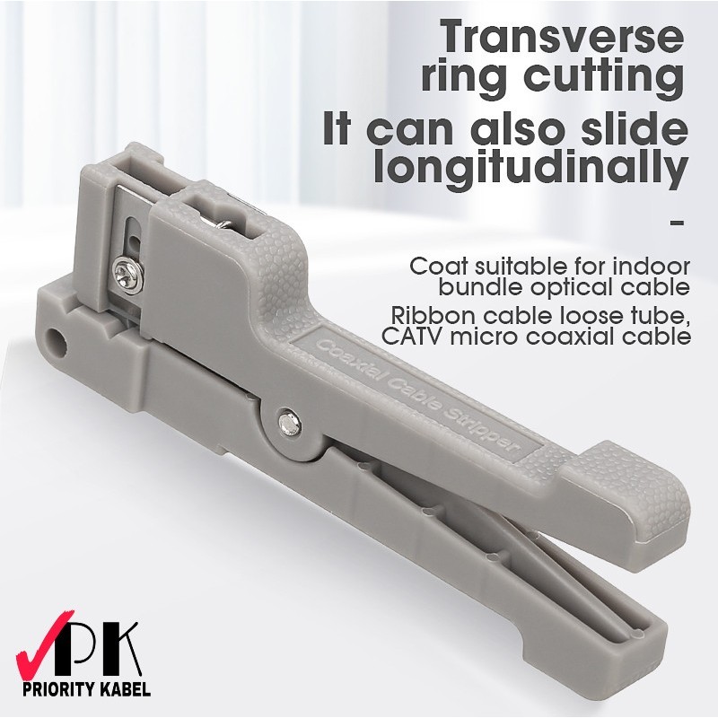 LL Fiber Optic Cutter Tool 45-162 Coax Cable Stripper Fiber Optical Coaxial Cable Universal Wire