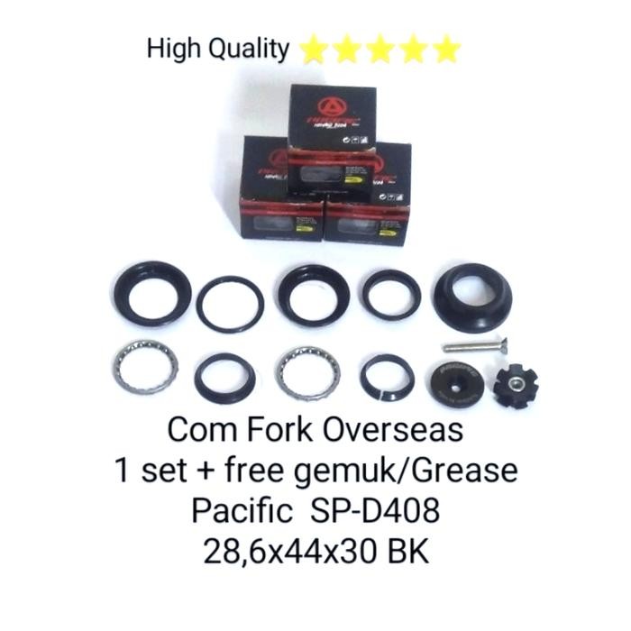 ORIGINAL.. HEADSET COM FORK SEPEDA KOM PORKS COM GARPU OVERSIZE BMX MTB THRILL