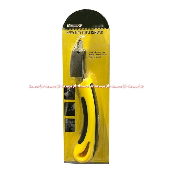 

Toso - Krisbow Heavy Duty Staples Remover Alat Pembuka Klip Stepples Straples