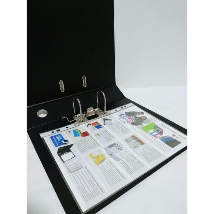 

Bantex PP Pocket File Sheet Protector Size Folio F4 20 Lembar