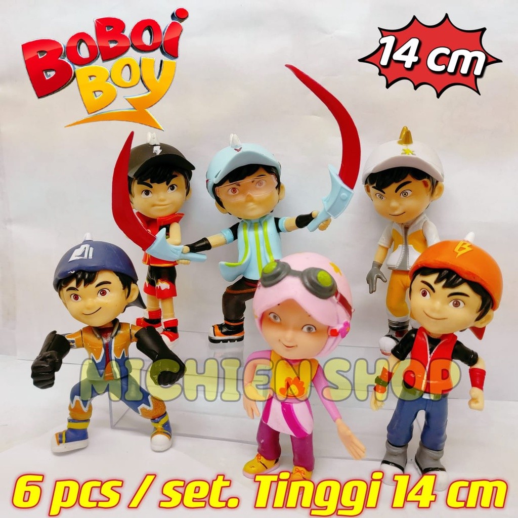 Mainan Boboiboy Galaxy Halilintar Boboboy Boboboi Action Figure Murah set isi 5