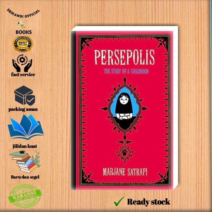 Populer persepolis book by  marjane satrapi ( language) (Eng/in)