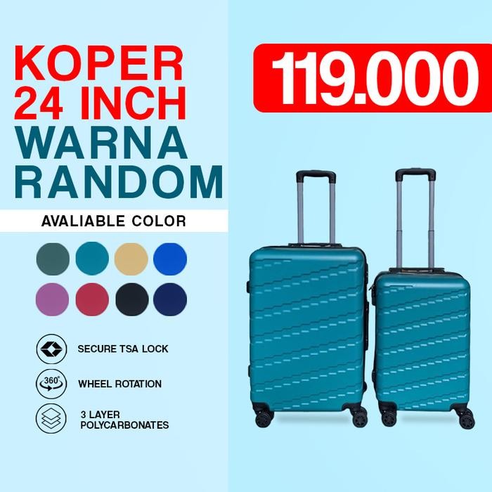 Koper 18 INCH 24 INCH Polo Empire Kualitas Premium Koper, koper 18inch 20inch 24inch 28inch Polo