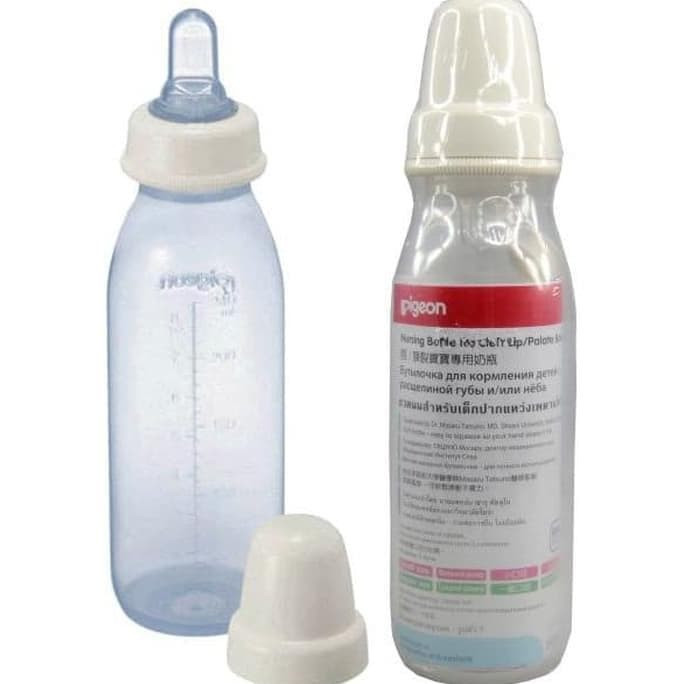 RB22 Pigeon Botol Susu 240ml & Dot Bayi Khusus Bibir Sumbing / Cleft Lip Palate Anti Tumpah & Bpa