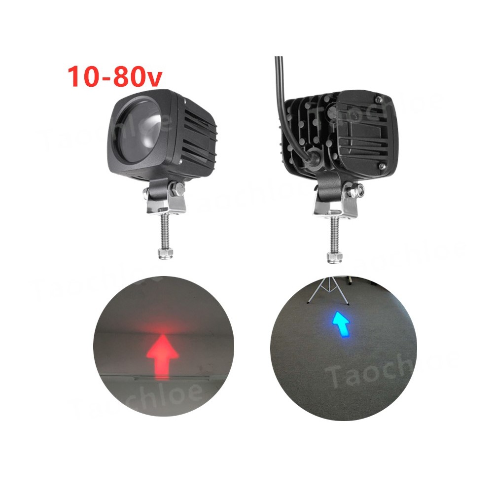 1pcs forklift Blue arrow Red Arrow Spot beam LED Arrow Light for Material Handling Safety Light 3w 1