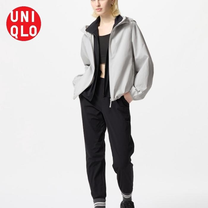 Jaket PARKA SAKU UV protection motif olahraga ringan UNIQLO ORIGINAL