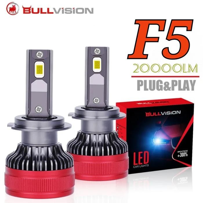 Bullvision F5 Led H4 H7 H11 Lampu Depan Mobil Headlamp