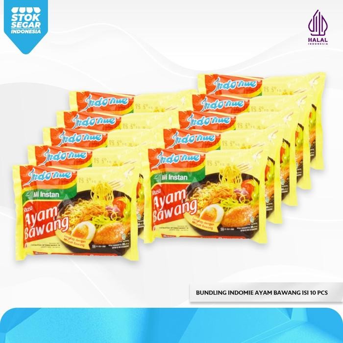 

Ready JT Paket Bundling Indomie Ayam Bawang isi 10pcs