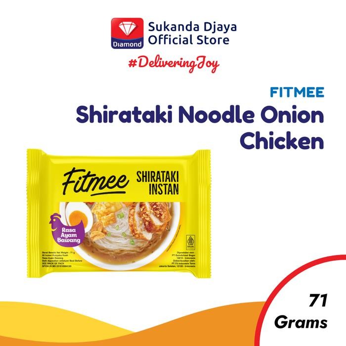 

Ready JT Fitmee Mie Instan Sehat Shirataki Ayam Bawang Gluten Free 71 Gr