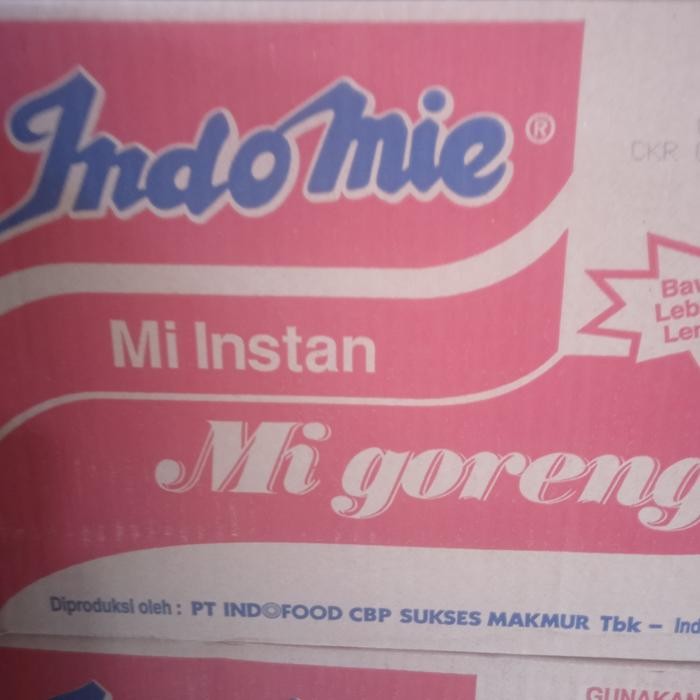 

Ready JT indomie goreng 1dus