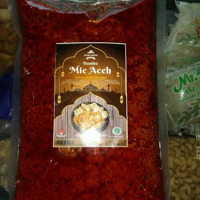 

Ready JT Bumbu Mie Aceh Special Narasa 1KG - Racikan Khas Aceh 100% Halal - Goreng, Pedas, Noodles,