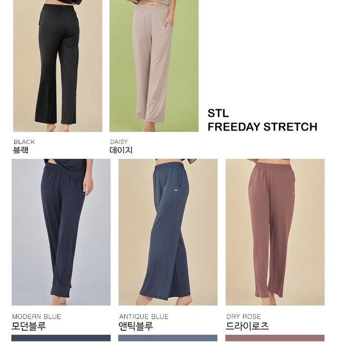 STL Sport Casual Pants Celana Kulot Freeday Stretch Yoga Fitness