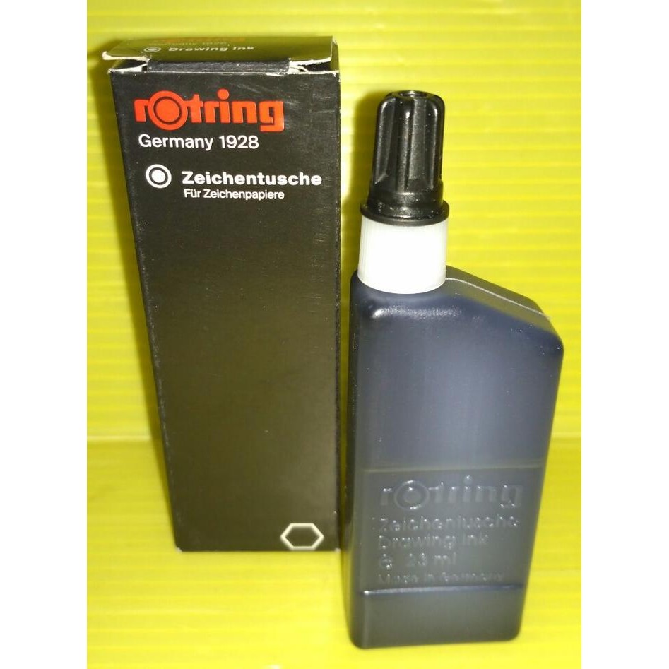 

ROTRING DRAWING INK REFILL TINTA ROTRING WARNA HITAM