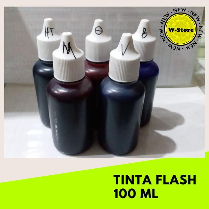 

TINTA STEMPEL FLASH 100ML/CC - BIRU DAN HIJAU