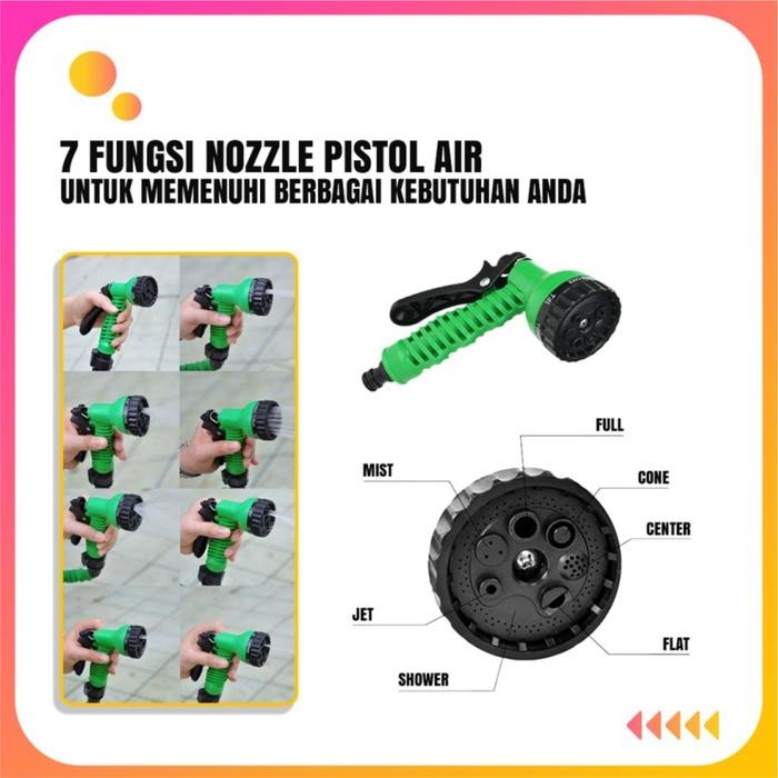 Hose Reel Mini Set Selang 10 Meter - Selang Air Portable Set
