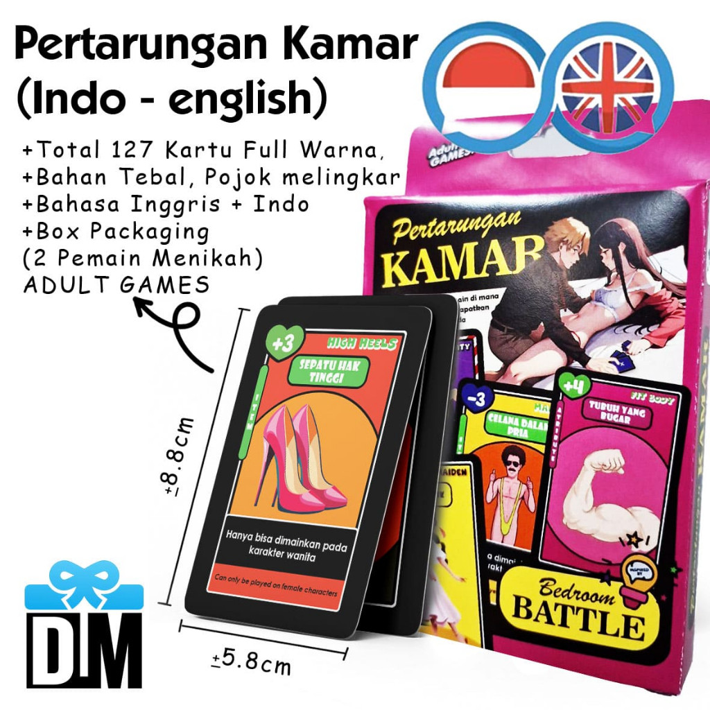 SSN68 Kartu Pertarungan Kamar Mainan Dewasa Adult Card Games Inspired By Bedroom Battle Bahasa