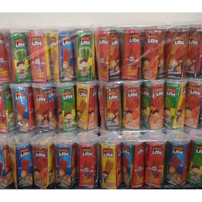 

waw Paket Grosir Reseller - Mie Lidi 60 Toples Mie Lidi 2400pcs Basreng Karakter 1200pcs