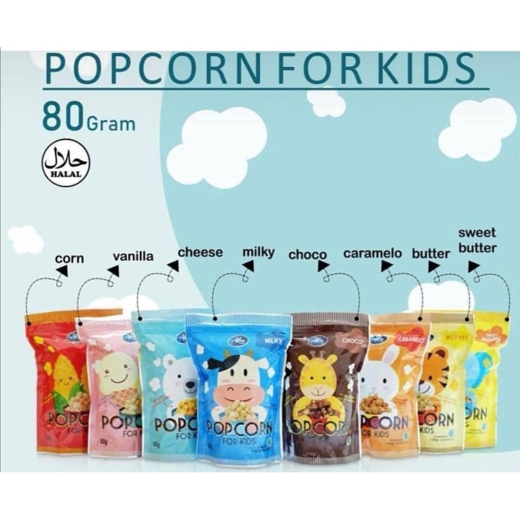 

aina Popcorn For Kids / Makanan Bayi / Snack Bayi / Cemilan Bayi