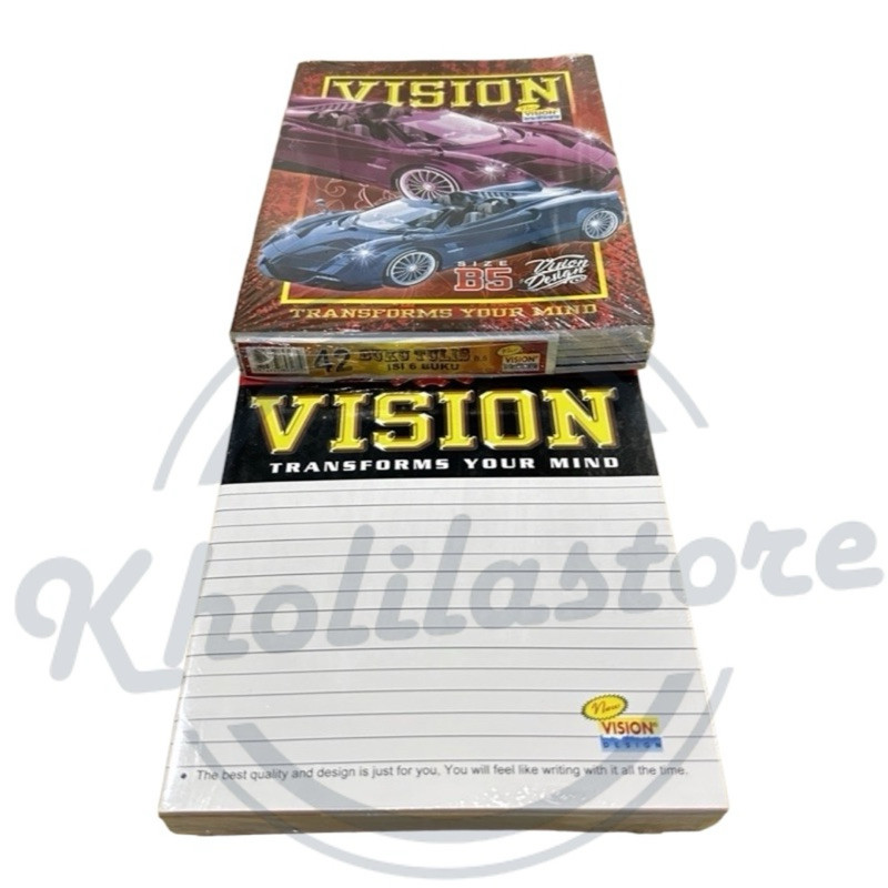 

Ready Buku Tulis Boxy Vision 42 Lembar Isi 6 Pcs Original