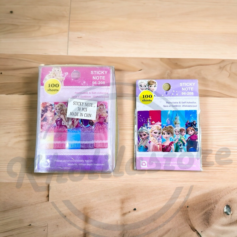 

New Stick Note Karakter / Sticky Notes Fancy Isi 100 Pcs Best Quality