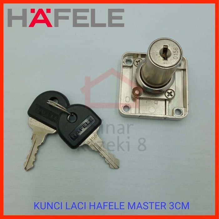 Kunci Laci HAFELE MASTER KEY 3 cm / Kunci Pintu Lemari