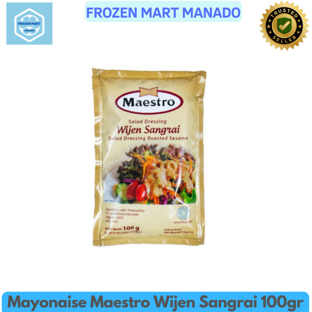 

Mayonaise Maestro Wijen Sangrai 100gr - Frozen Food Tomohon