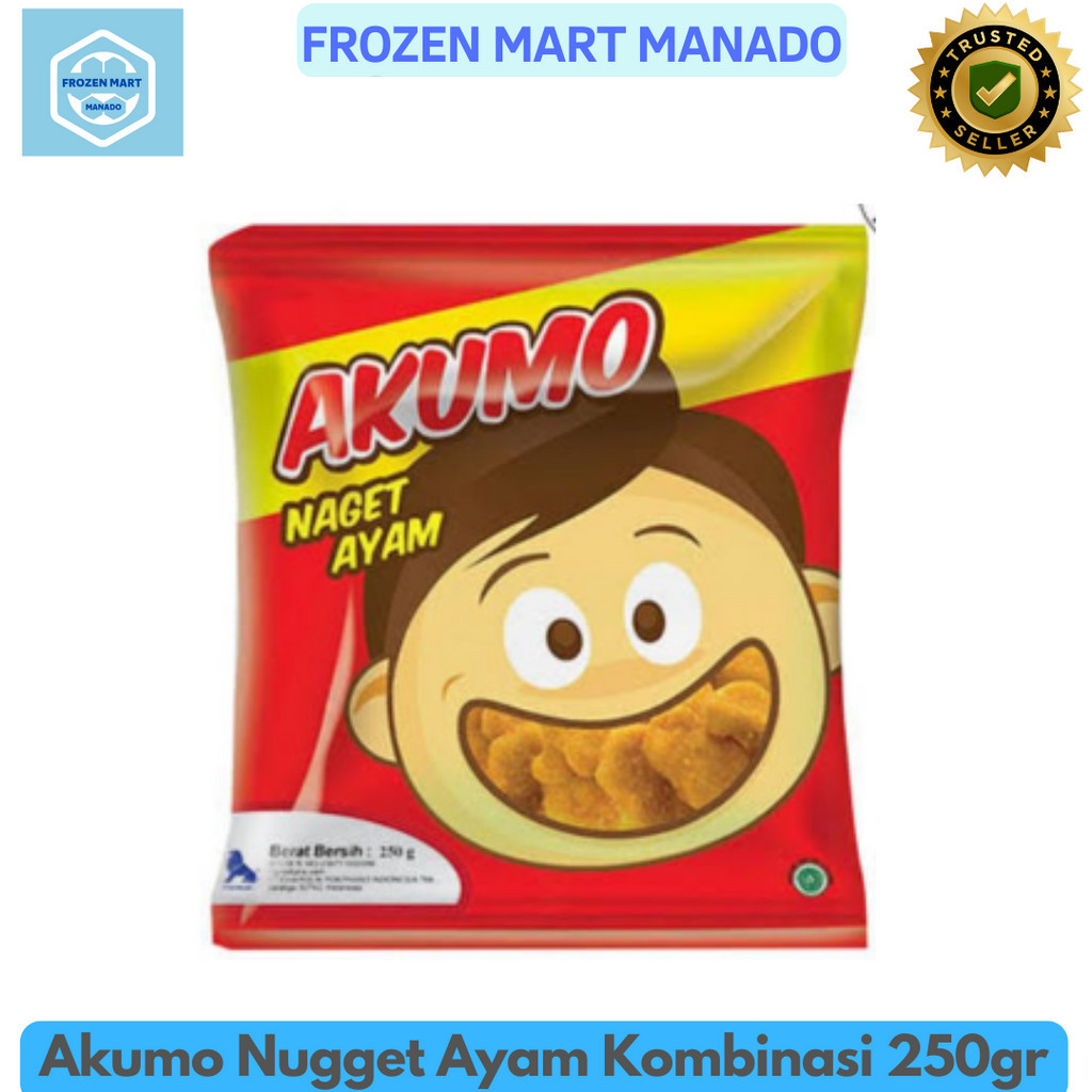 

Akumo Nugget Ayam Kombinasi 250gr - Frozen Food Tomohon