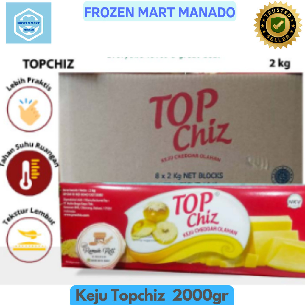 

Keju Topchiz 2000gr - Frozen Food Tomohon