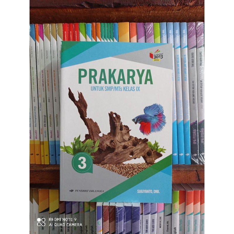 Buku SMP Prakarya Kelas 9 Revisi Erlangga